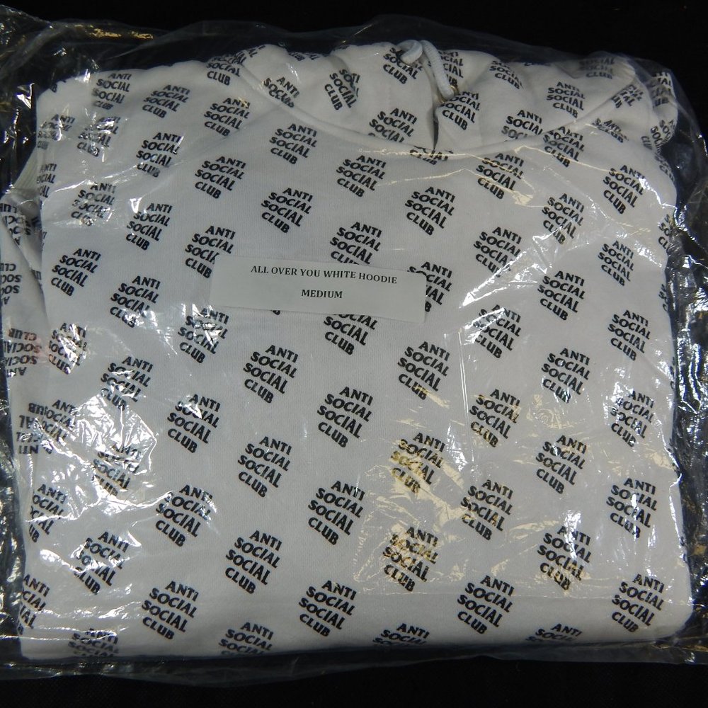 Anti Social Social Club Over You White Hoodie ASSC SS19
